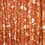 Fabric in viscose and linen with confetti - rust-colored