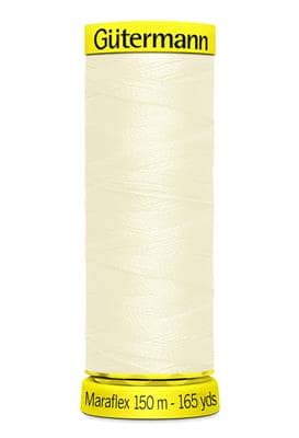 Elastic sewing thread - cream 1