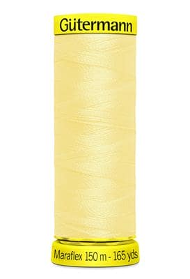 Elastic sewing thread - yellow 325