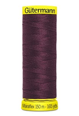 Elastic sewing thread - plum 369