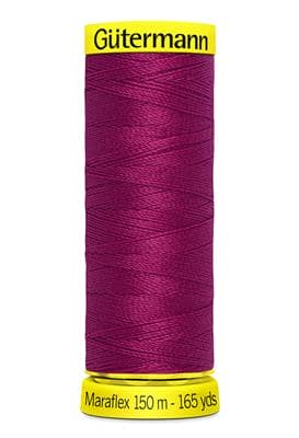 Elastic sewing thread - plum 384