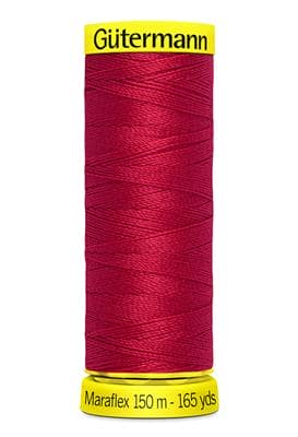 Elastic sewing thread - red 156