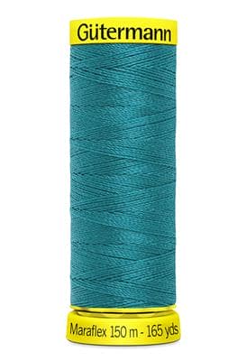 Elastic sewing thread - teal 189