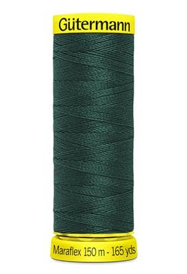 Elastic sewing thread - green 472