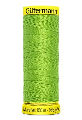 Elastic sewing thread - green 336