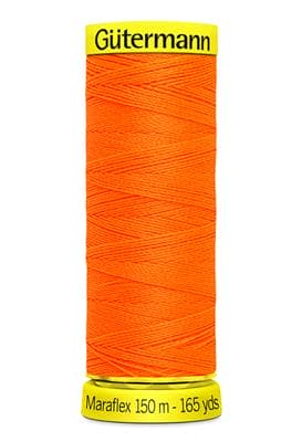 Elastische naaigaren - fluo oranje 3871