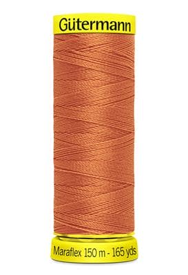 Elastic sewing thread - brown 982