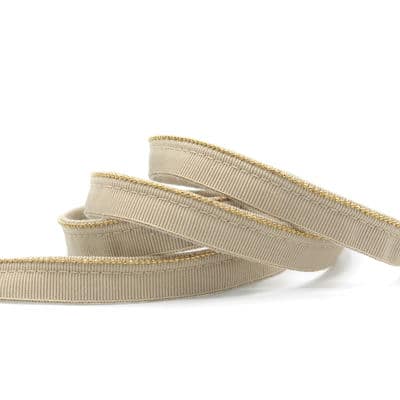 Fantasy piping cord - beige / gold 