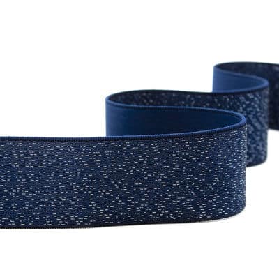 Elastic strap - navy blue