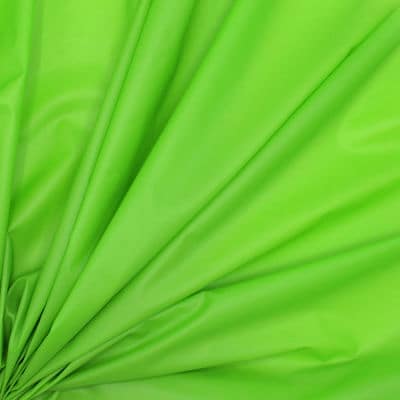 Waterproof and windproof fabric - lime green