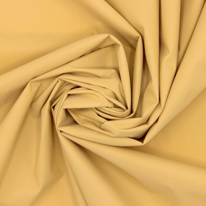 Waterproof windproof fabric - straw yellow