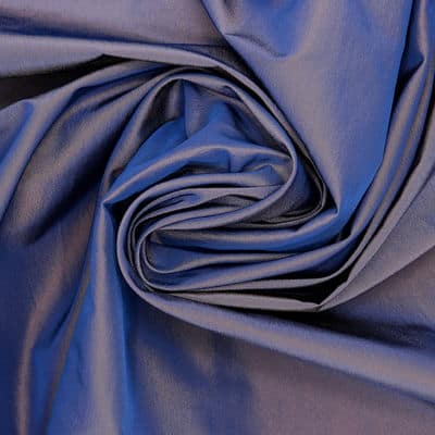 Tissu coupe-vent bleu changeant