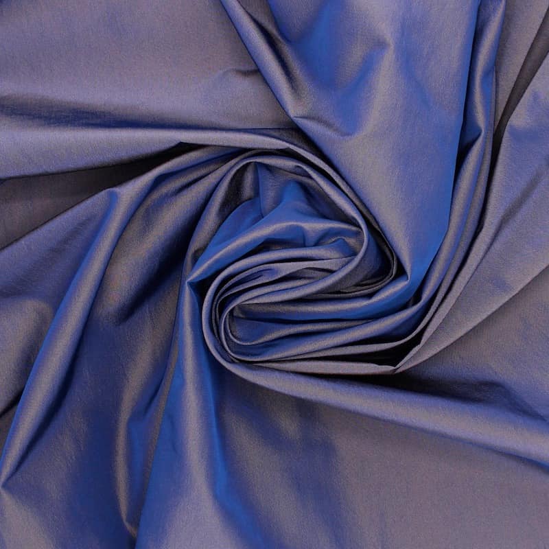 Tissu coupe-vent bleu changeant