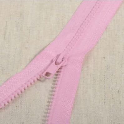 Seperating injection zipper - pink
