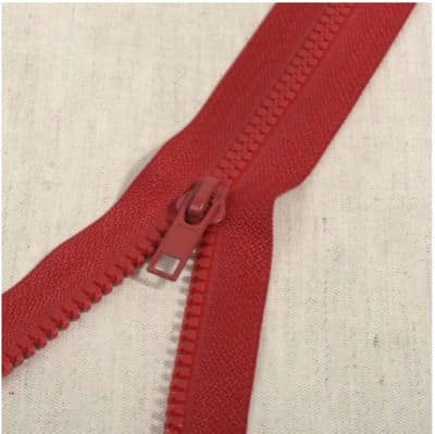 Seperating injection zipper - red