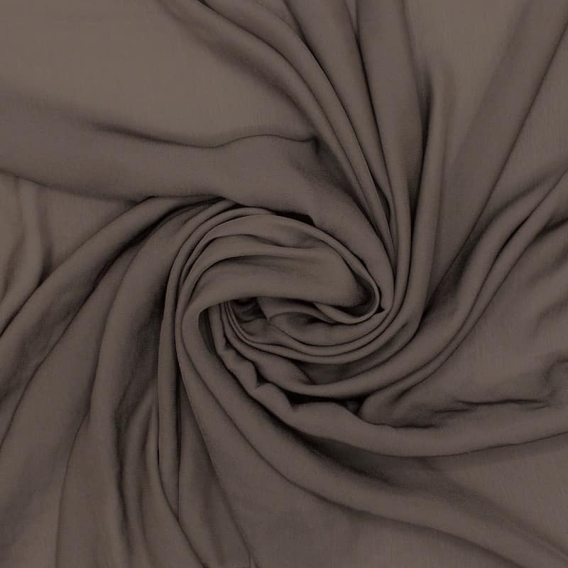 100% polyester met aspect van gewassen zijde bruin