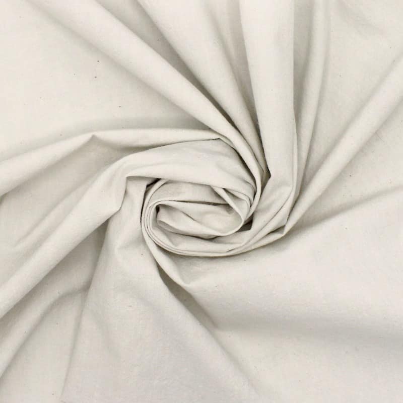 Tissu coton japonais teinture naturelle - grège