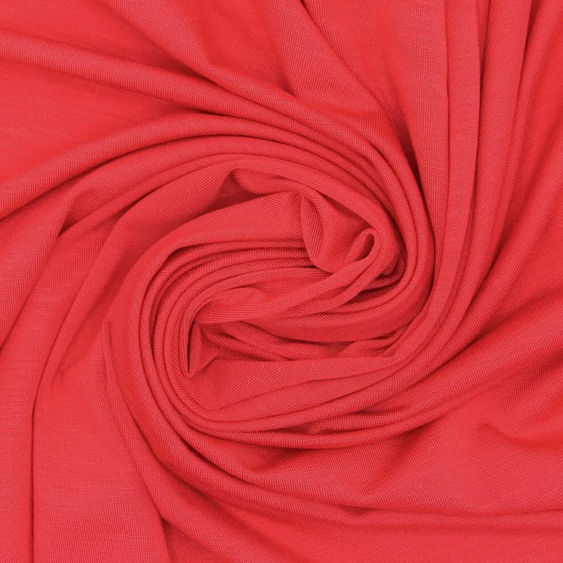 Lyocell knit fabric - red