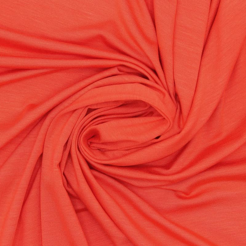 Lyocell knit fabric - coral