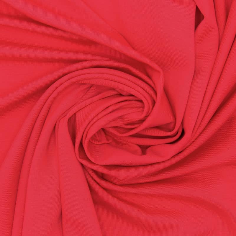 Lyocell knit fabric - mars red