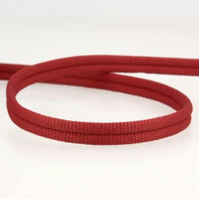 Double piping cord - burgondy