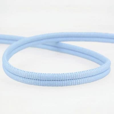 Double piping cord - sky blue