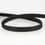 Double piping cord - black