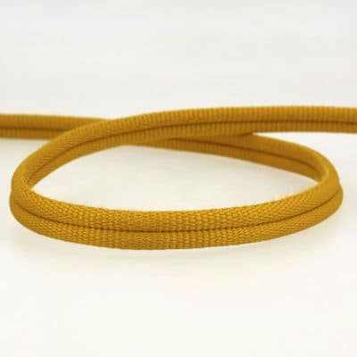 Double piping cord - golden yellow