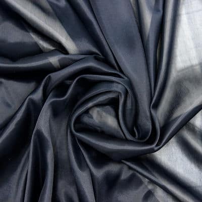 Knit lining fabric in polyester - navy blue 