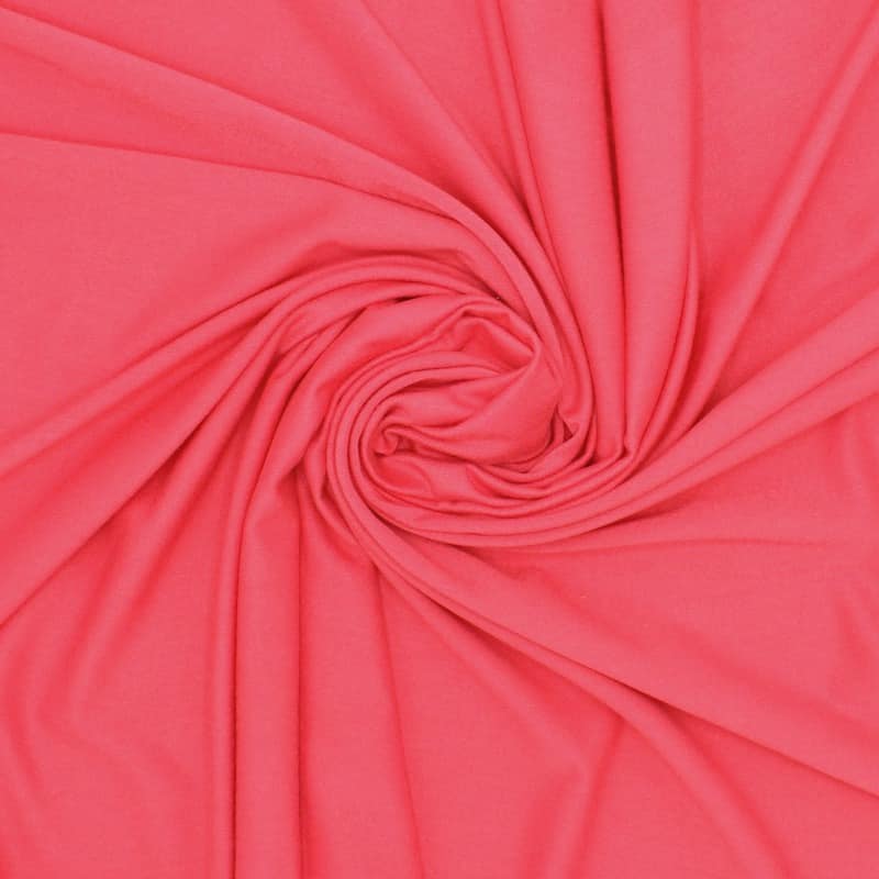 Plain jersey fabric - pink