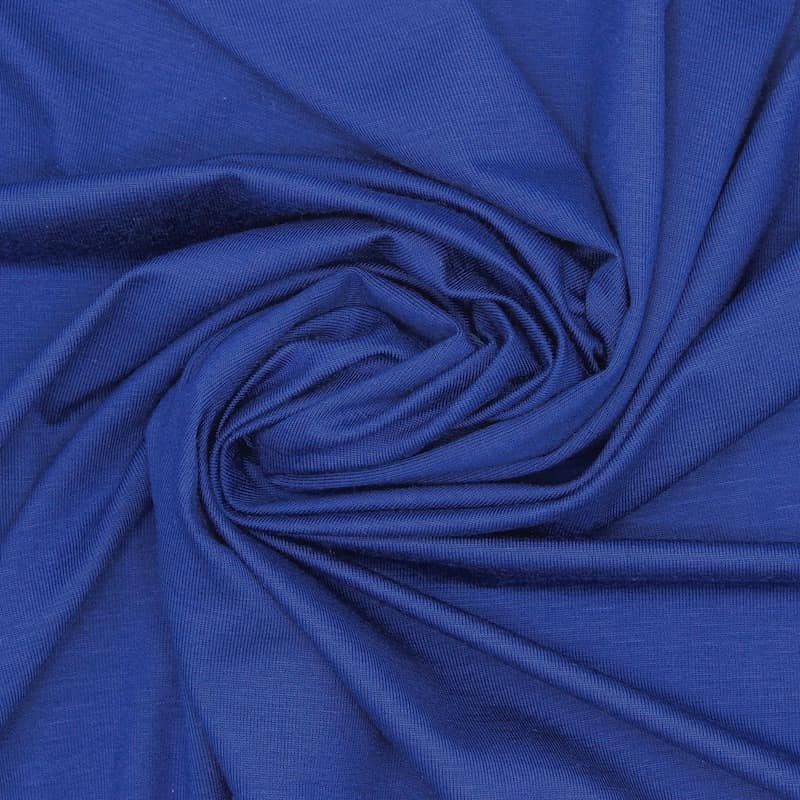 Plain jersey fabric - egyptian blue