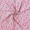 Tissu viscose fleurs - rose