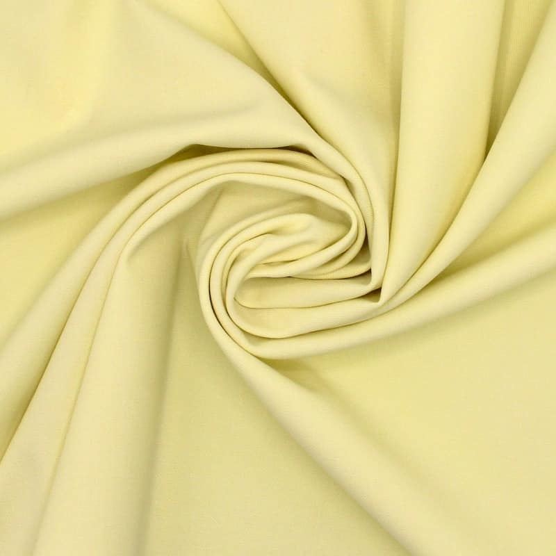 Tissu extensible - jaune