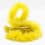 Braid trim marabout feather - yellow