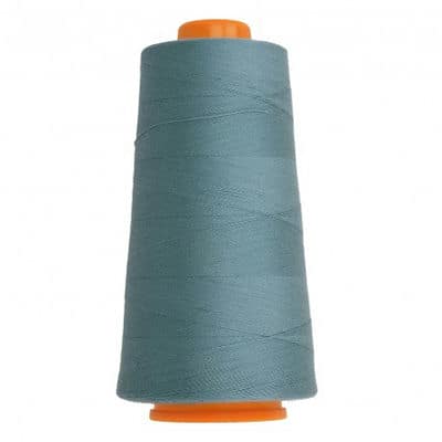 Spool of thread to sew and overlock - mist grey 