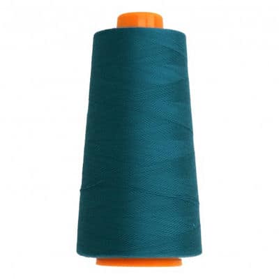 Spool of thread to sew and overlock - velvet blue 