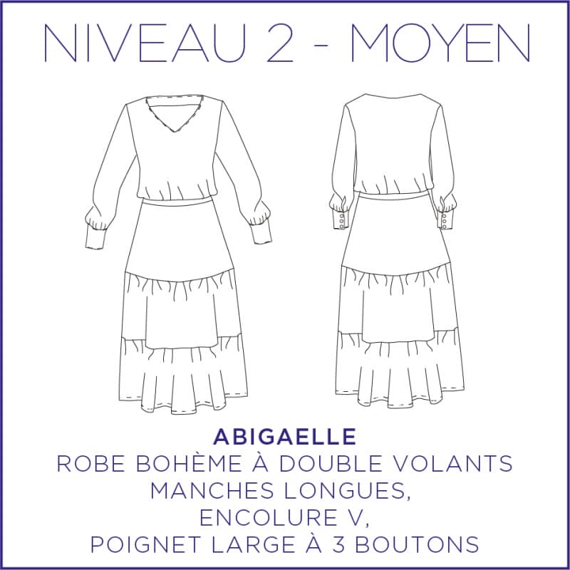 Pattern for dress Abigaelle