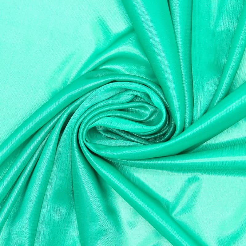 Knit lining fabric in polyester - green