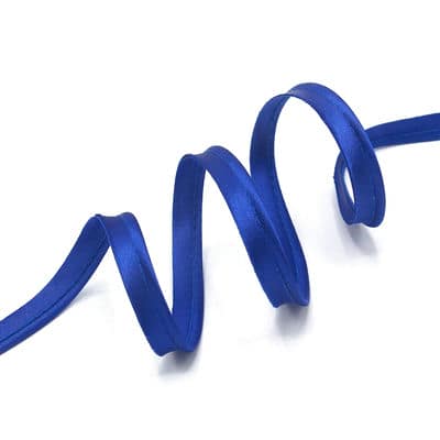 Satin piping cord - blue