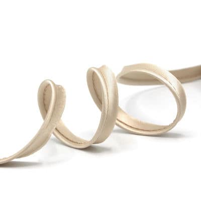Satin piping cord - beige