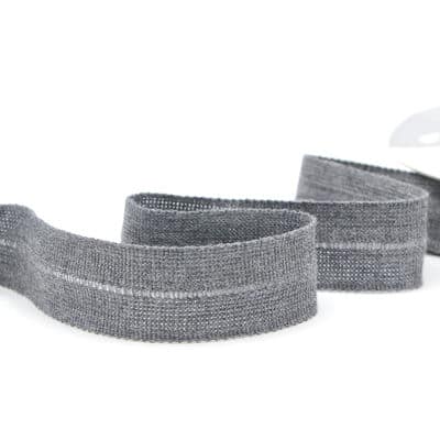 Bias binding with wool aspect - grey