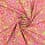 Cotton poplin fabric with flowers - broom pink 