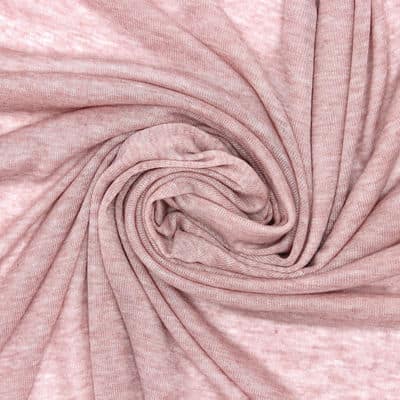 Tissu jersey uni - rose