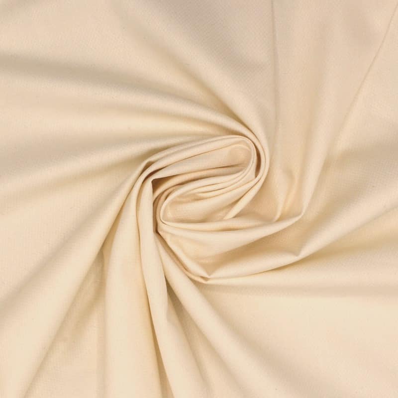 Cotton jacquard fabric - vanilla 