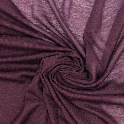 Viscose jersey fabric - egg-plant colored