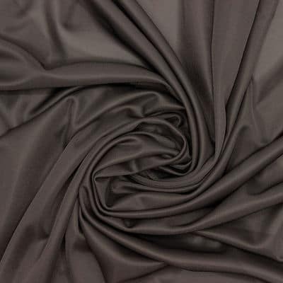 Doublure maille polyester - brun