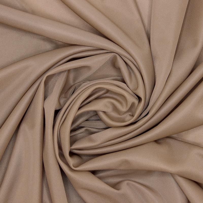 Knit lining fabric in polyester - beige