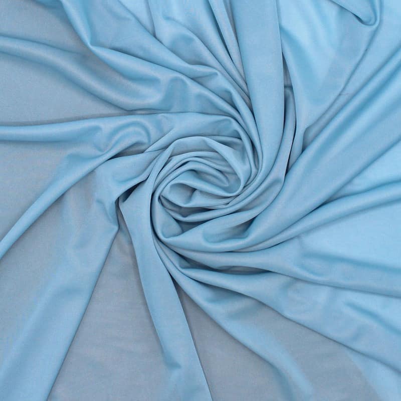 Knit lining fabric in polyester - horizon blue