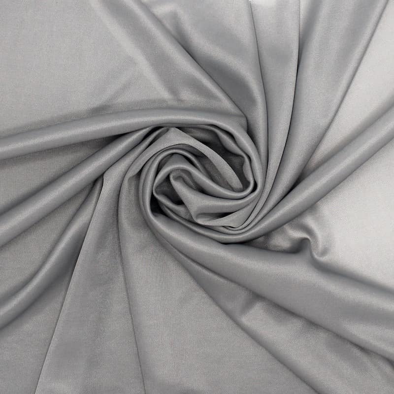 Knit lining fabric in polyester - grey