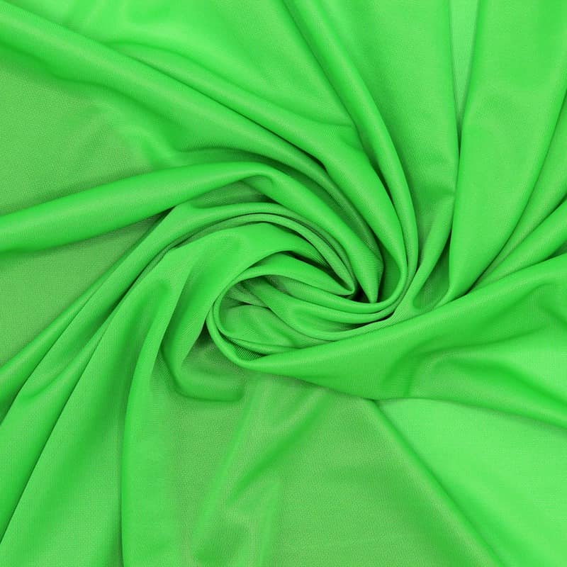 Doublure maille polyester - vert pomme